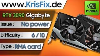 Gigabyte RTX 3090 - No power | Repair #krisfixgermany #gpurepair