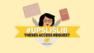 #UPSLISLib THESES ACCESS REQUEST