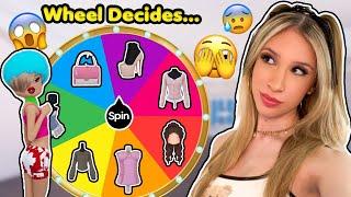 WHEEL DECIDES my OUTFITS in DRESS TO IMPRESS.. *GONE WRONG*