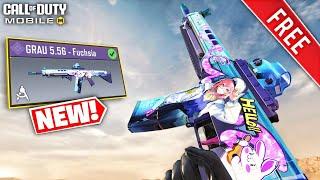 Let’s try the Free GRAU 5.56 - Fuchsia in CODM