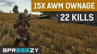 22 Kills 15x Scope AWM OWNAGE