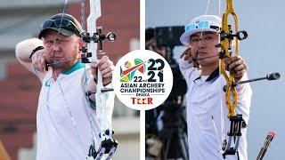 Sergey Khristich v Kim Jongho – compound men's semifinal | Dhaka 2021 Asian Archery Championships