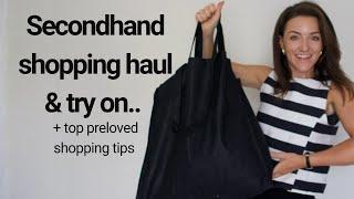 I'M BACK | SECONDHAND SHOPPING HAUL + TRY ON | MY TOP PRELOVED SHOPPING TIPS | SECONDHAND STYLER