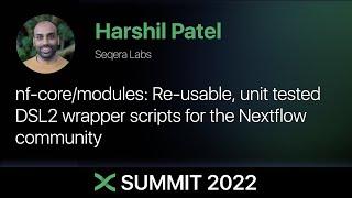 Nextflow Summit 2022 - Harshil Patel