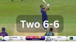 Kohli Smashes 2 sixes  To Haris Rauf |Pakistan Vs India T20 Match 2022 |