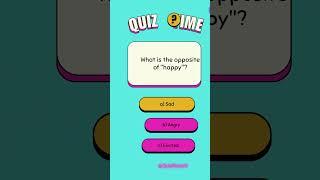 Beige Modern Interactive Animated Quiz Time