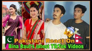 Pakistani Reaction on Nepali TikToker | Bina Raut latest TikTok Videos | Reaction Box