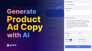 GetGenie AI Template : Product Ad Copy