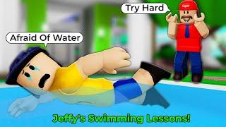 SML Roblox: Jeffy's Swimming Lessons ! Roblox Brookhaven RP ! Funny Moments