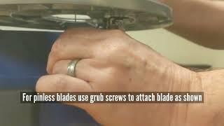 Scheppach SD1600V Scroll saw blade change (pin and pinless)