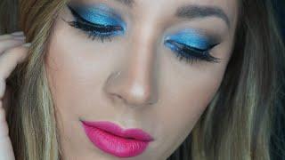 OJOS en AZUL ELECTRICO tutorial | Vicky Alvarez