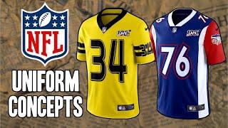 Extinct NFL Teams Modernized Uniform Concepts