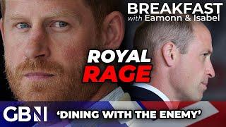 Prince Harry 'ENRAGED' as William dines with 'ARCH ENEMY' in latest spat between Royal brothers