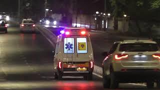 Ambulance Running on Road, Free to Use this Video