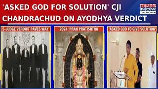 CJI DY Chandrachud Recounts Ayodhya Case, Congress Calls His Remarks Deceptive And Hypocritical