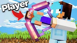 I Secretly used CUSTOM BOWS in Minecraft...