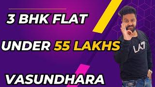 55 लाख में  3 bhk flat in vasundhara ghaziabad वो भी parking के साथ |Contact:-9540872378|sr homes