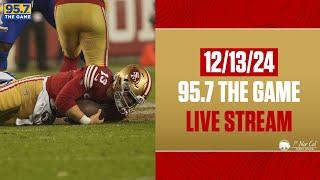 The 49ers Season Comes To A Sad End In The Rain | 95.7 The Game Live Stream