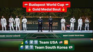 Budapest World Cup 2024 SMS TEAM - GOLD - USA v South Korea