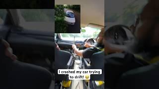 DRIFT LESSON GONE WRONG! #driftcar #drifting #crash #sportscar #carcrash #gonewrong