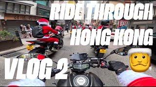 HONG KONG 2022 SANTA RIDE  | MT07, Z1000, R6