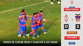 ECOSEM GANÓ EN HUACHO Y ASEGURÓ SU PASE A LOS 16AVOS DE FINAL | Real Independiente 0-2 ECOSEM Pasco