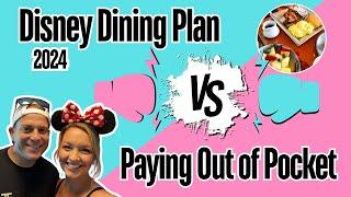 Disney Dining Plan VS  Paying out of Pocket ? Which is the better deal? Is it worth it? Find out!