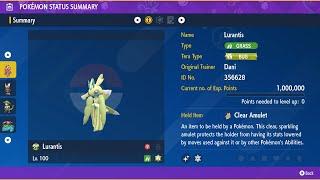 Lurantis - Solo - 7 Star Serperior Raid - Pokemon Scarlet/Violet