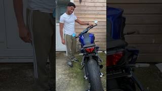 Yamaha MT-07 Sound Aggressive Black Widow Cold Start Fail #mt07 #yamaha #motorcycle #shorts