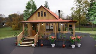 Cozy Small House Design | 5x10 Meters (16x33 Feet) | Stylish & Affordable Living