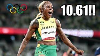 Elaine Thompson BREAKS HISTORIC 100 METER RECORD Of Florence Griffith Joyner!