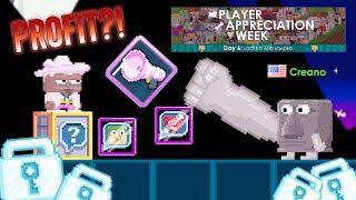 LOCKE MEGAPHONE NERF?? NEW MOYAI MORPH + GROWMOJI GATCHA PROFIT!!  (P.A.W. Day #6 2021) | Growtopia