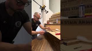 clamping with a screw. #diy #construction #carpentry