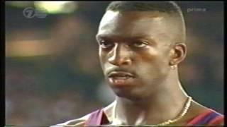 Michael Johnson Atlanta 1996 Gold 400m/200m