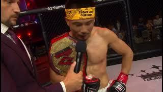 Terrance “Wrong Turn” Saeteurn wins the A1 Combat Flyweight Championship Belt!