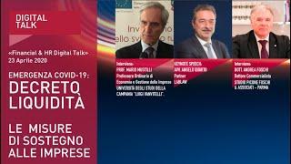 1° Digital Talk | #legal | Decreto Liquidità | parte prima