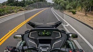 2023 Can-Am Spyder RT Sea-to-Sky - Rainy POV Test Ride