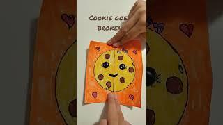 Cookie goes broken #cookie #filling #fun #broken #creativity #shorts