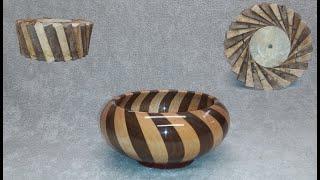 COOL!  Twisted Tangent Staves Wood Turning