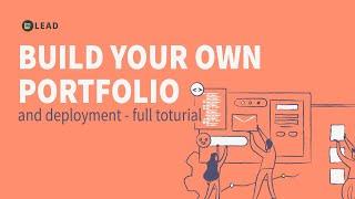 Build your own portfolio website & deployment - full tutorials