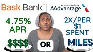 Best Savings Account for Earning Miles | Earn AAdvantage Miles from American Airlines & Bask Bank