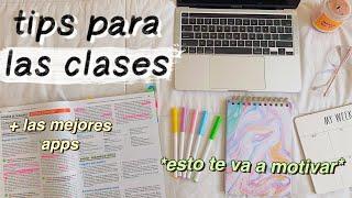 TIPS DE ORGANIZACIÓN Y ESTUDIO PARA LAS CLASES *cómo dejar de procrastinar* + apps!