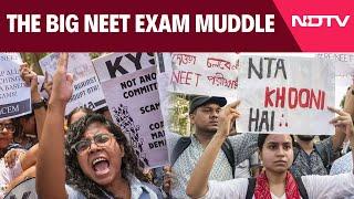 NEET Latest News | Massive Protests Against National Testing Agency Over NEET-NET Mess