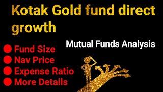 Kotak Gold fund direct growth || kotak gold fund direct growth || kotak gold fund