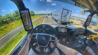 POV Girl Truck Driving ‍️/// France, National road N10 