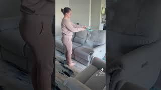 Couch Deep Clean! | Skylar Toth | #clean #cleaning #cleaninghack #cleanwithme #shorts #cleaningtips