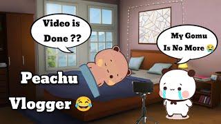 Peachu The Vloger Gomu Ki Aj Dhul Chata Di Funny Story ️#bearpanda #bubududu | Mou Das