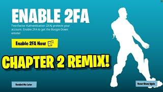 HOW TO ENABLE 2FA IN FORTNITE REMIX! (EASY METHOD)