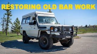 Restoring 27 Year Old Troopy Bar Work