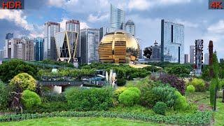 Walking on Hangzhou's Riverside Urban Balcony - The construction here is incredible